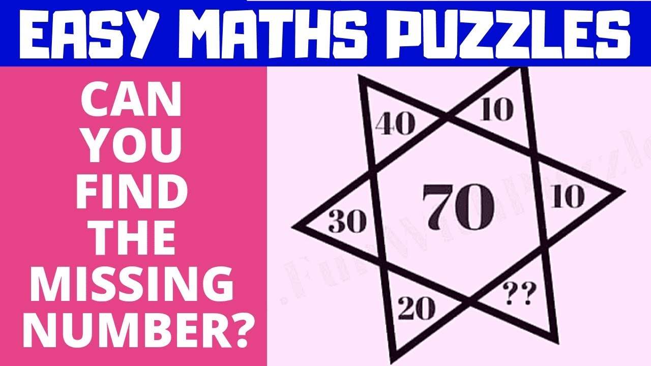 EASY #MATHS #PUZZLES WITH ANSWERS