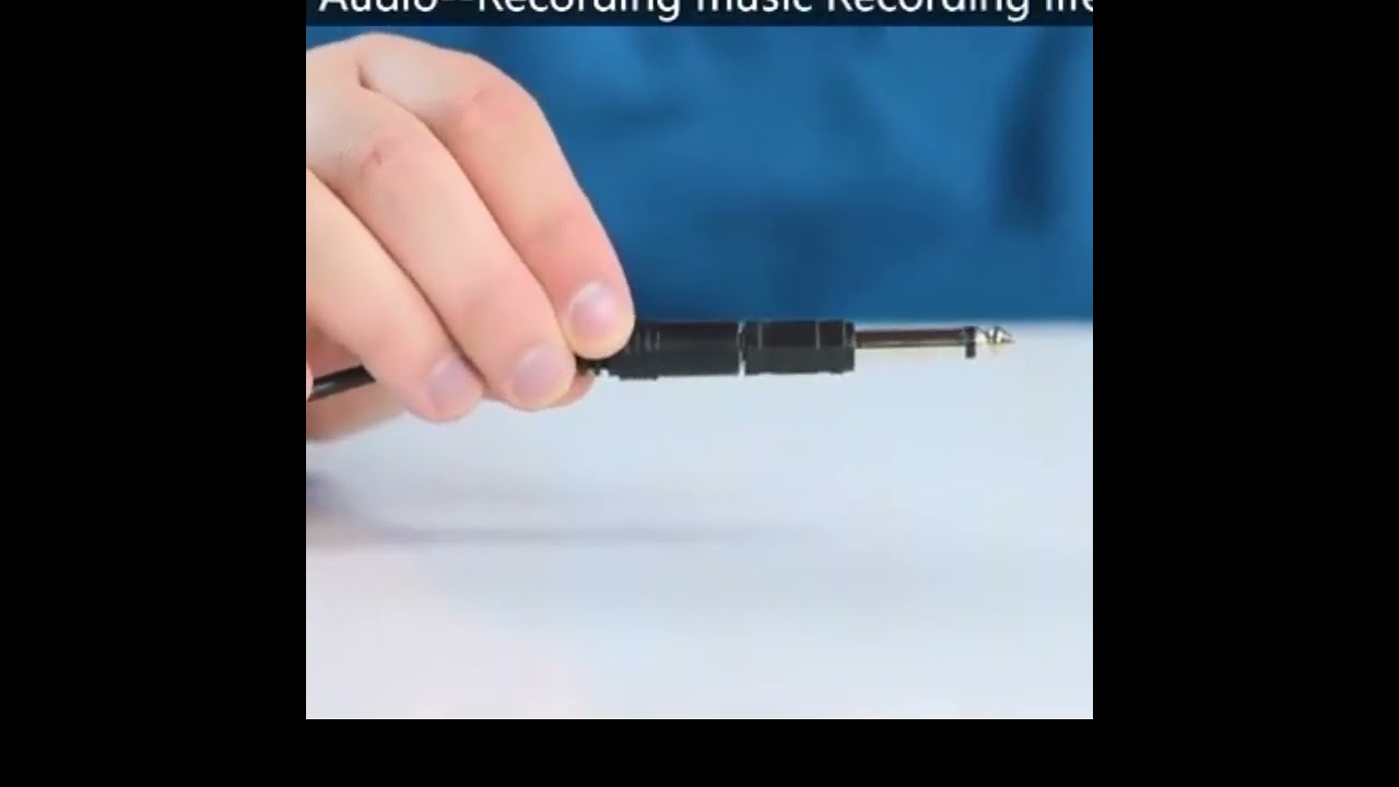 6.35mm Male to 3.5mm Female Headphone Stereo Audio Connector