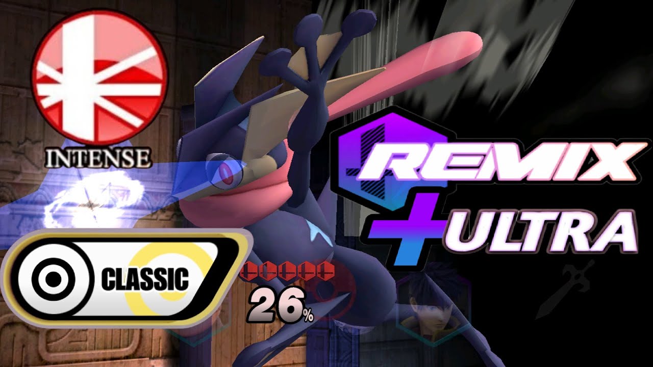 Project M Remix Plus Ultra 0.2.4 - Classic Mode on Intense with Greninja (Crazy Hand Clear)