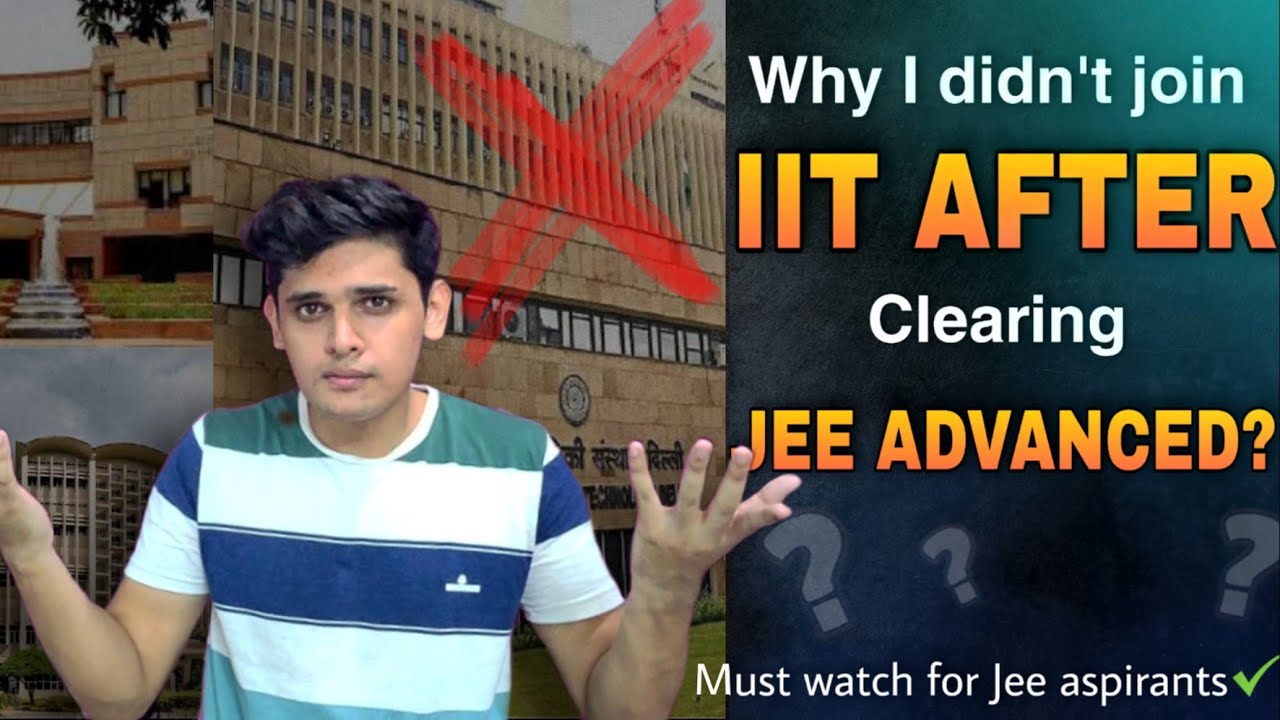 Why I didn't join IIT?🤔| Got seat in IIT..... | My story