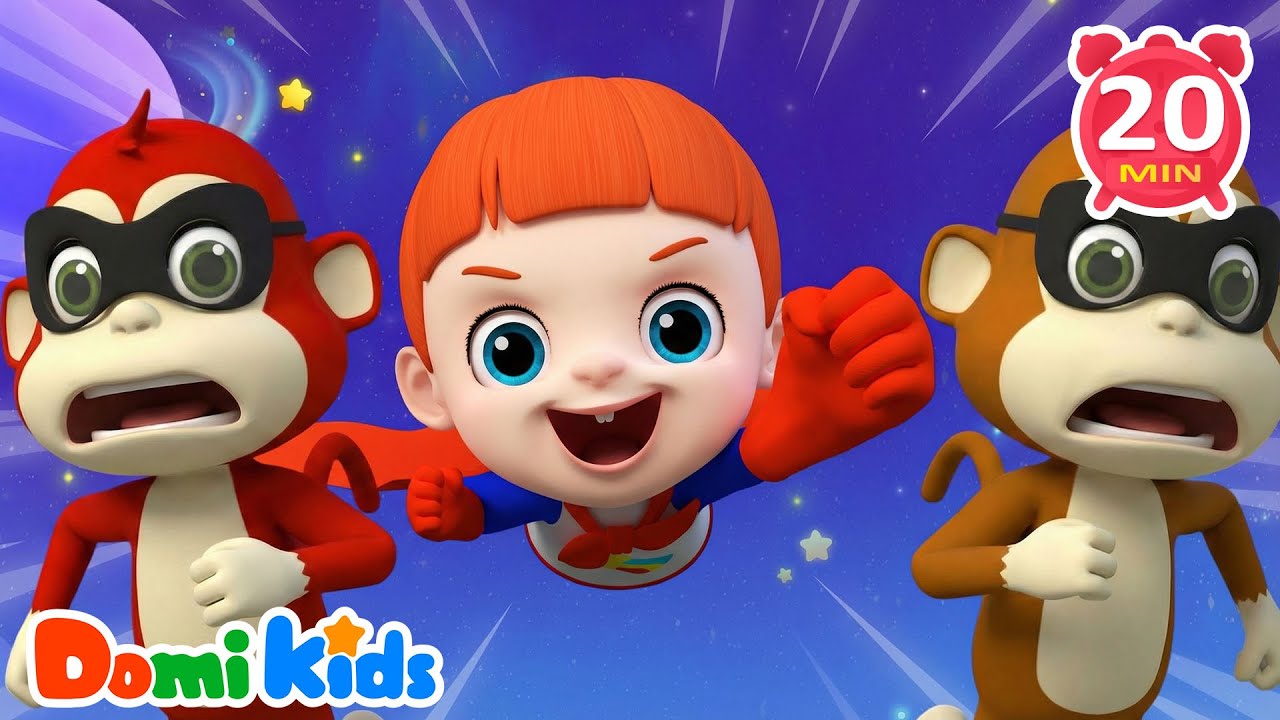 Baby Superheroe Rushes to Help🦸 | Sing & Play | Kids Songs & Nursery Rhymes | Domi Kids