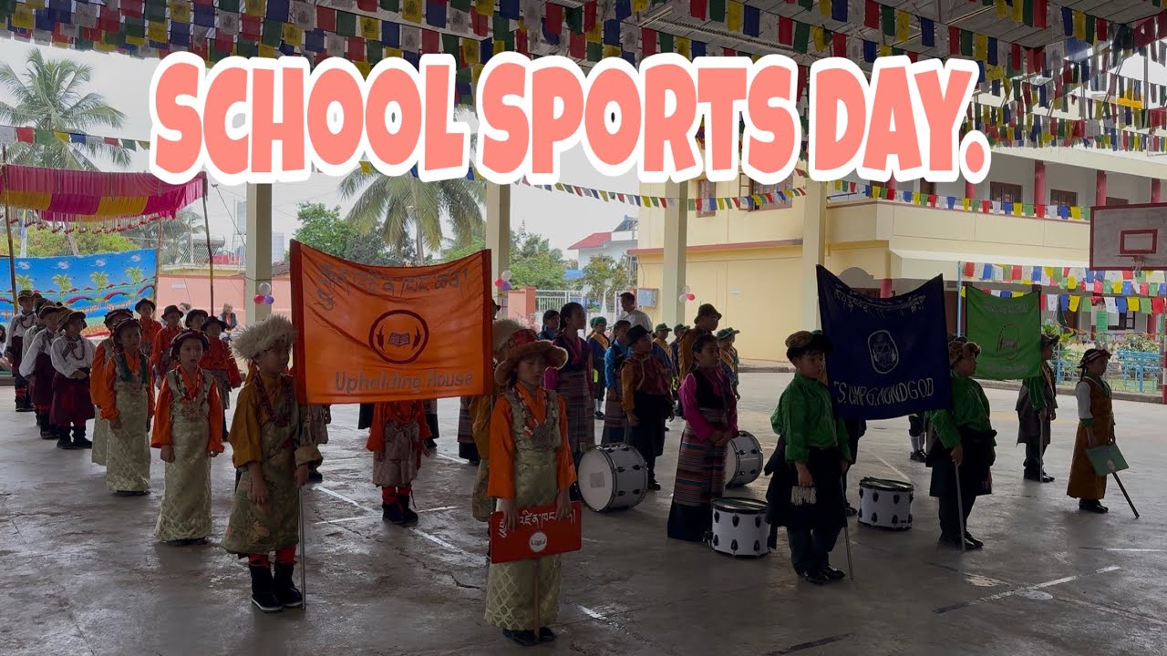 ||Annual Sport Meet||Sambhota Tibetan School Mundgod Camp 06|| part-1 #tibetanvlogger #tibetandance 