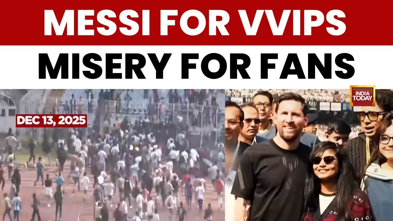 BJP Blames Mamata Govt as Messi Event Turns Into 'VIP Spectacle' | India Today