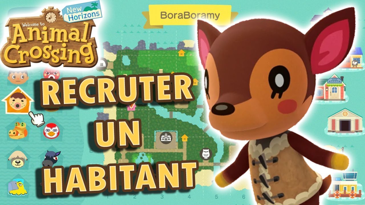 Trouver et Faire venir un Habitant sur son &Icirc;le | Animal Crossing New Horizons