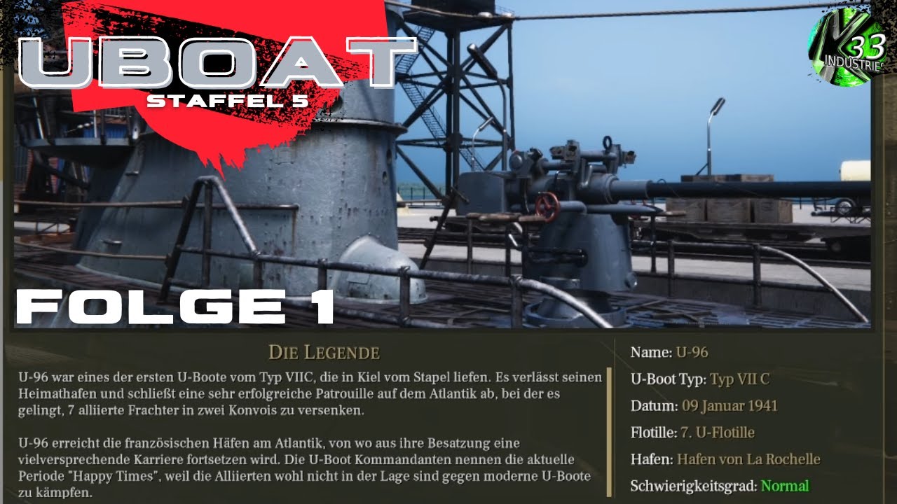 Uboat (Mit Mods) Staffel 5 Folge 1 - U-96 Die Legende
