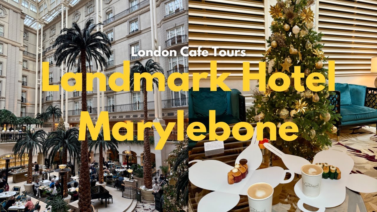 A Christmas Pastry Experience At The Beautiful Landmark Hotel Marylebone☕️🇬🇧