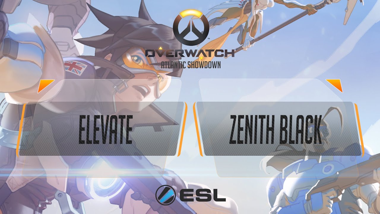 Overwatch - eLevate vs Zenith Black - Atlantic Showdown NA Qualifier #1 - Ro128