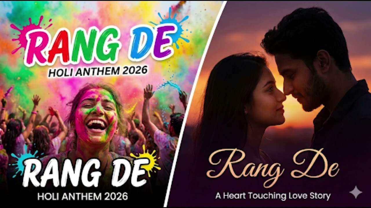 Best Holi Song 2026! 💦 Rang De (Official Music Video)