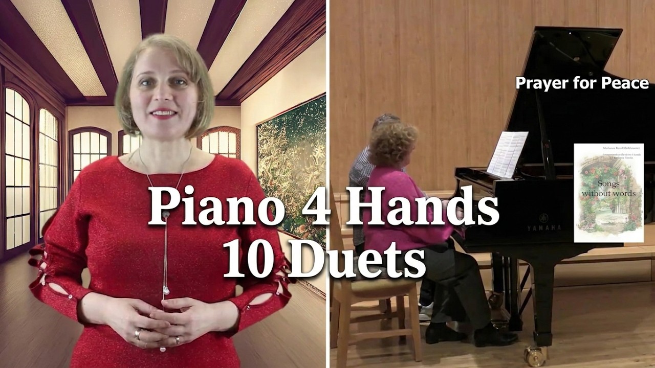 Collaboration with Ukrainian composer.  Arrangements for 4 hands (10 pieces by M.Korol -Shekhmester)