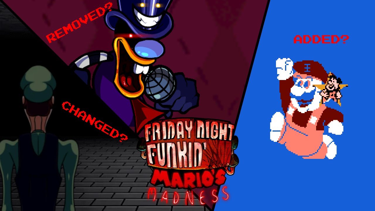 ALL CHANGES IN THE MARIO MADNESS V2 PATCH (Friday Night Funkin') [V2.0.1]