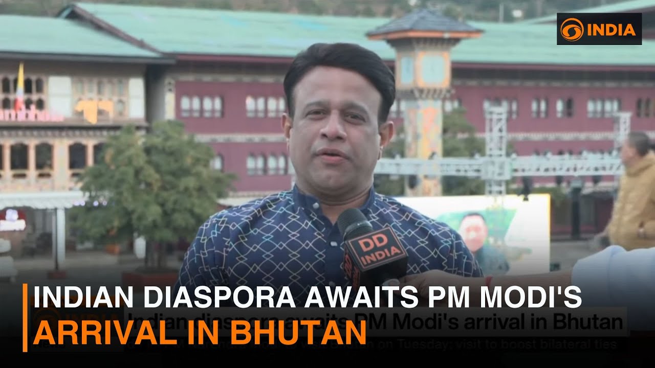 Indian diaspora awaits PM Modi's arrival in Bhutan