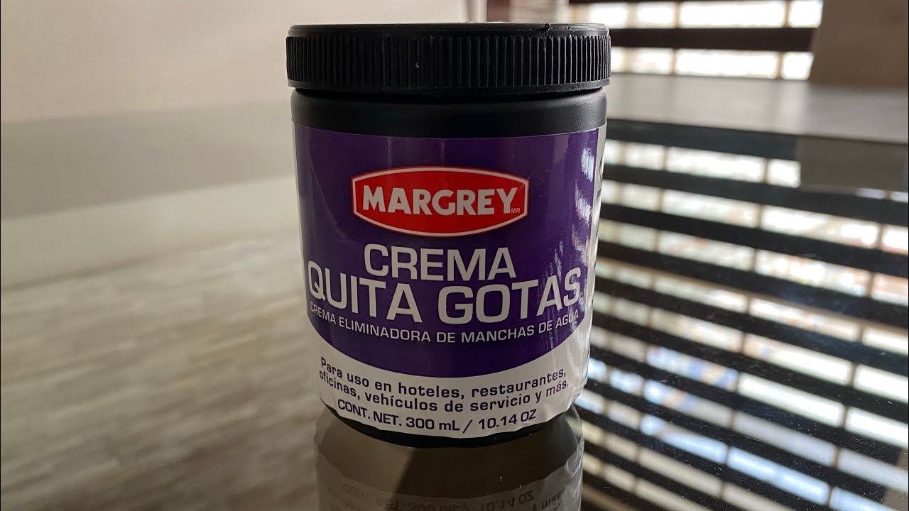 Cómo quitar las marcas de agua en vidrios y ventanas de un vehículo con MARGREY crema quita gotas