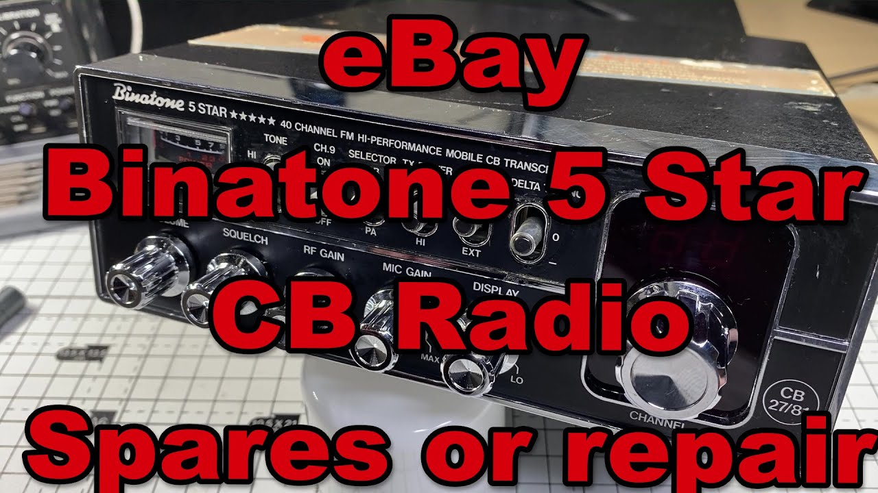 EP 019 - Радиостанция Binatone CB с 5 звездами, продается на eBay. Запчасти или ремонт? Можем ли ...