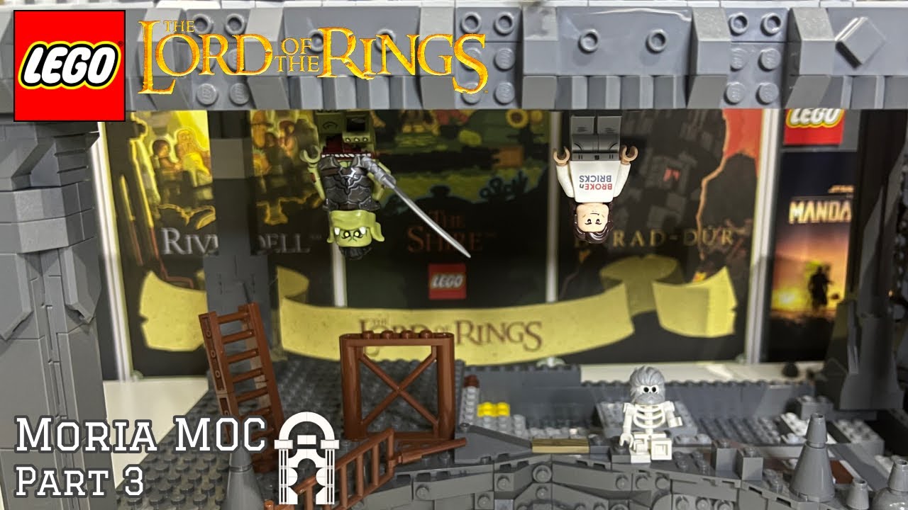Building Moria in Lego Part 3: Pillars and Caves 