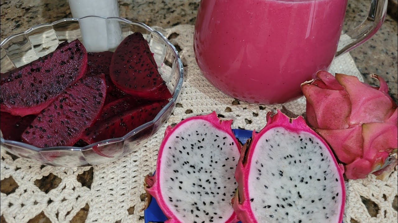 COMO FAZER SUCO COM AS CASCAS DA PITAYA E SEUS BENEFÍCIOS CITADOS NO VÍDEO!!