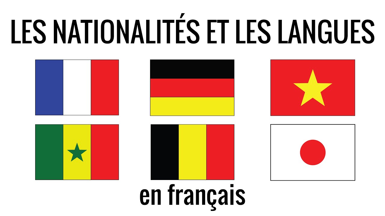 Les nationalités et les langues en français, fle – vocabulaire 1
