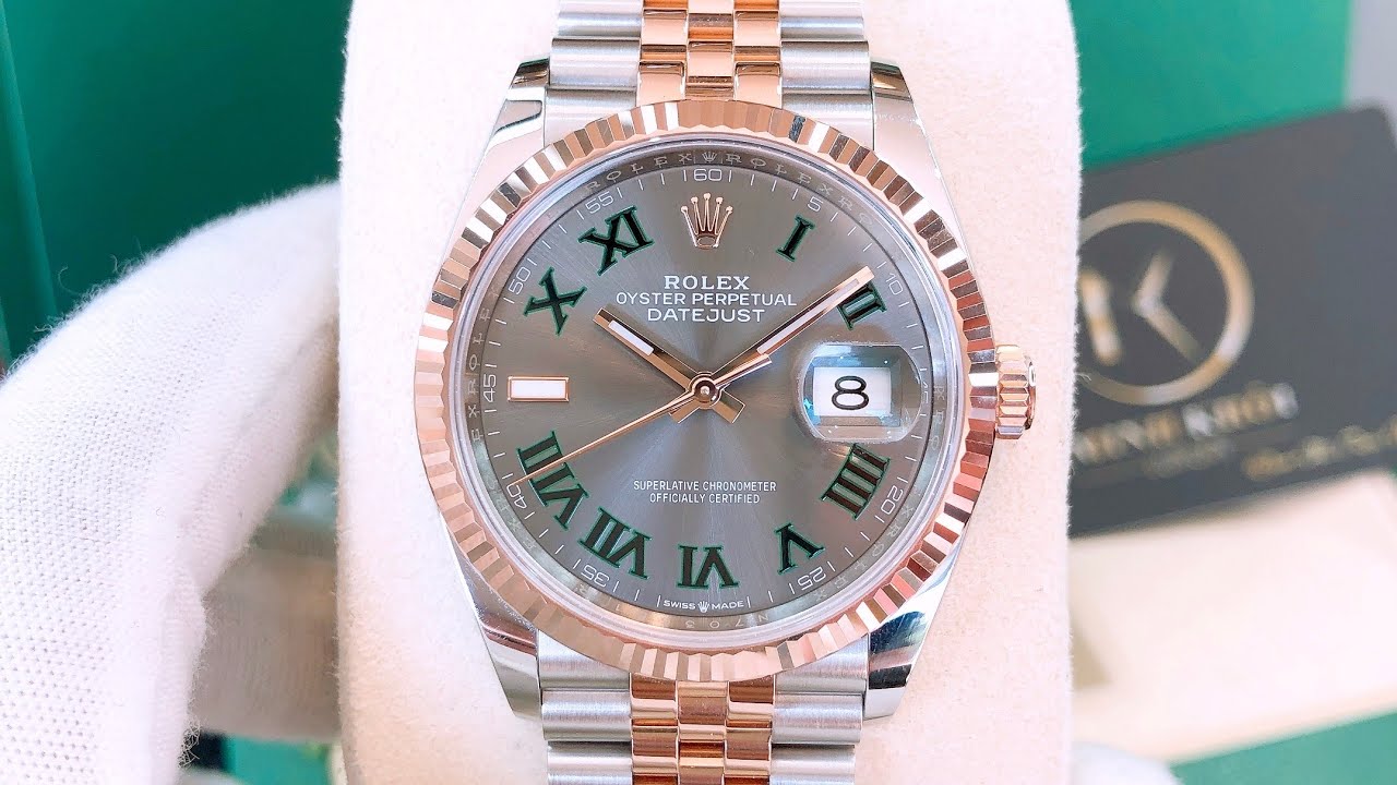 [Thể Thao Doanh Nhân] Rolex Datejust 126231 Wimbledon Size 36mm Mặt Rohdium Đặc Biệt, M126231-0029
