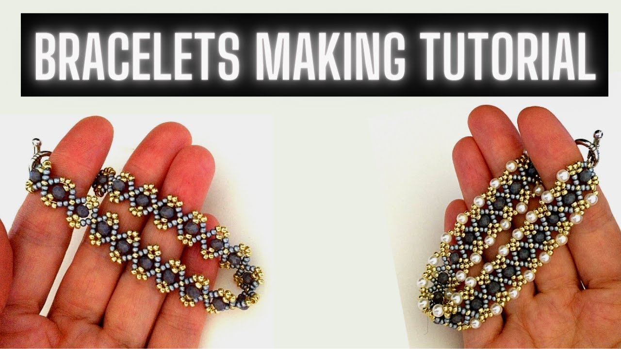 how to make bracelets with beads. beaded jewelry. easy beading