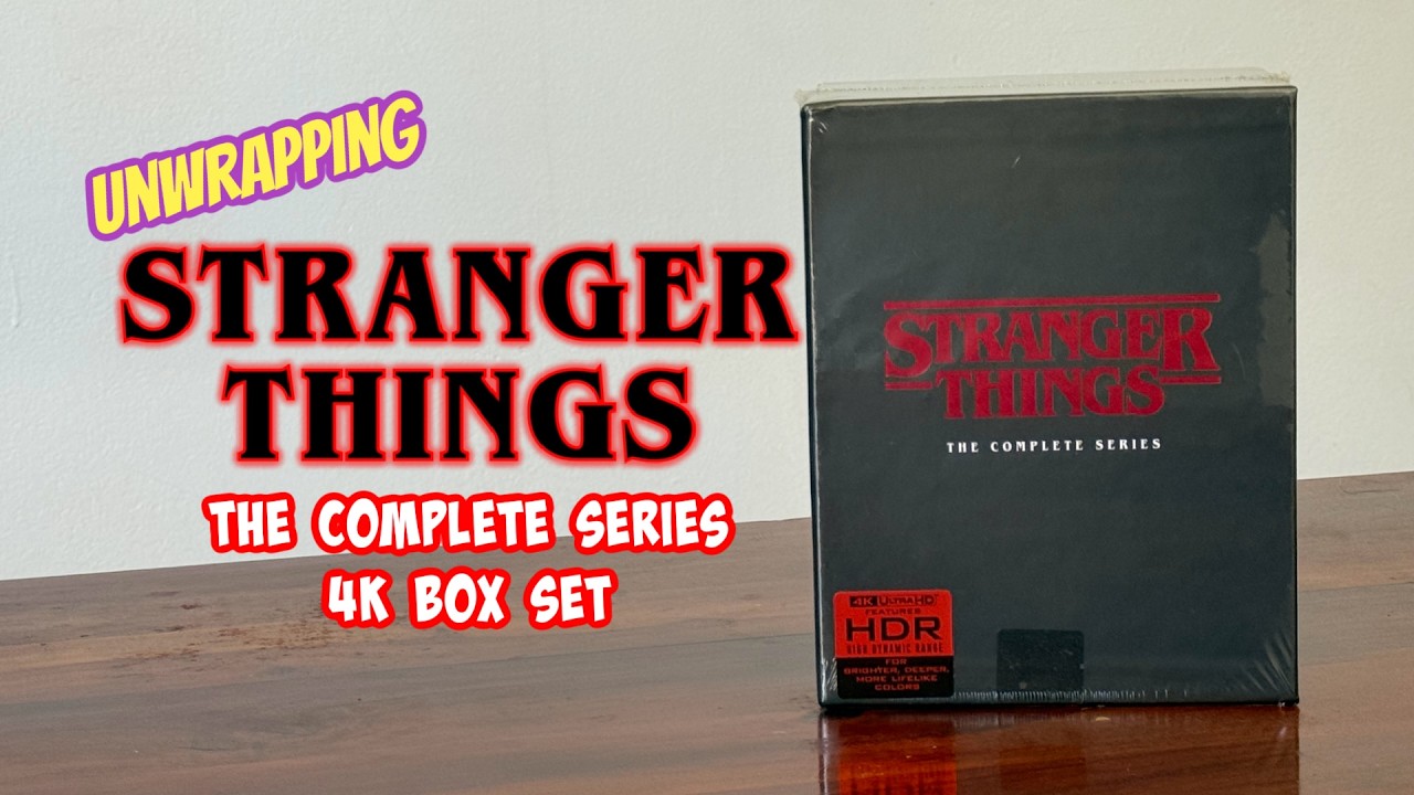 Распаковка: Stranger Things &mdash; Полное собрание сериала в 4K