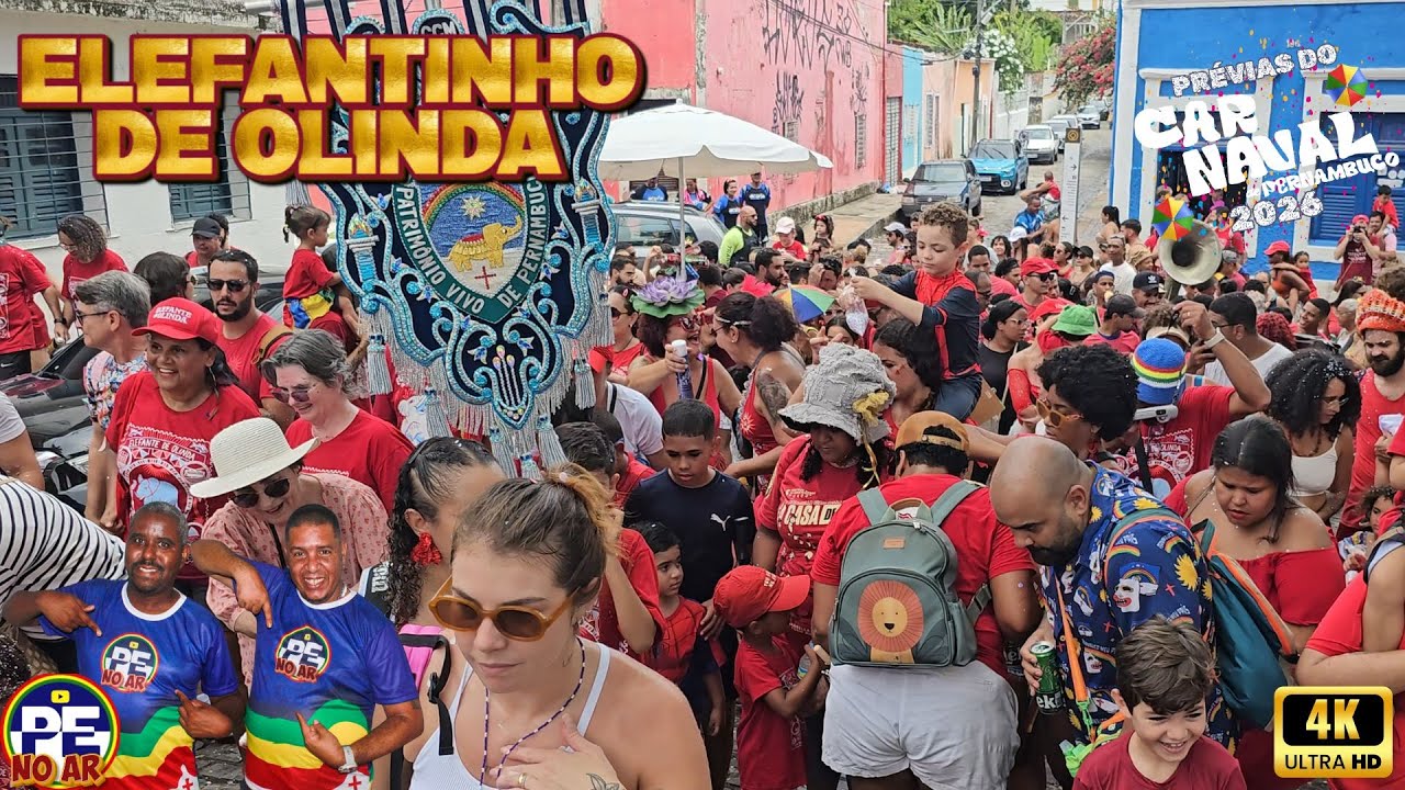 [PRÉVIAS 2026] PARTE 2: O ESPETÁCULO DO ELEFANTINHO DE OLINDA NAS PRÉVIAS 24/01/2026