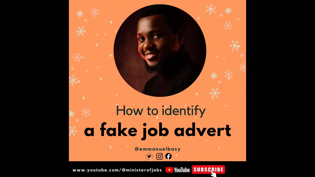 How to identify fake job adverts - for jobseekers