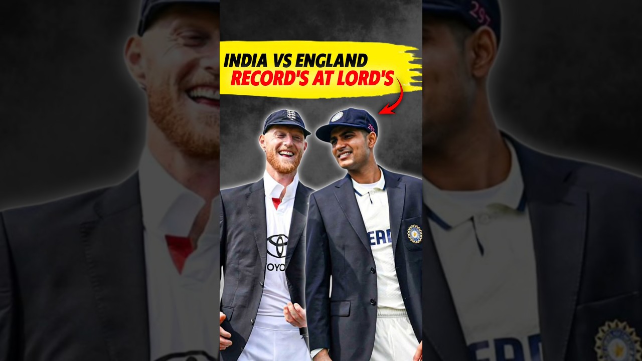 IND vs ENG Record's at Lord's 🔥