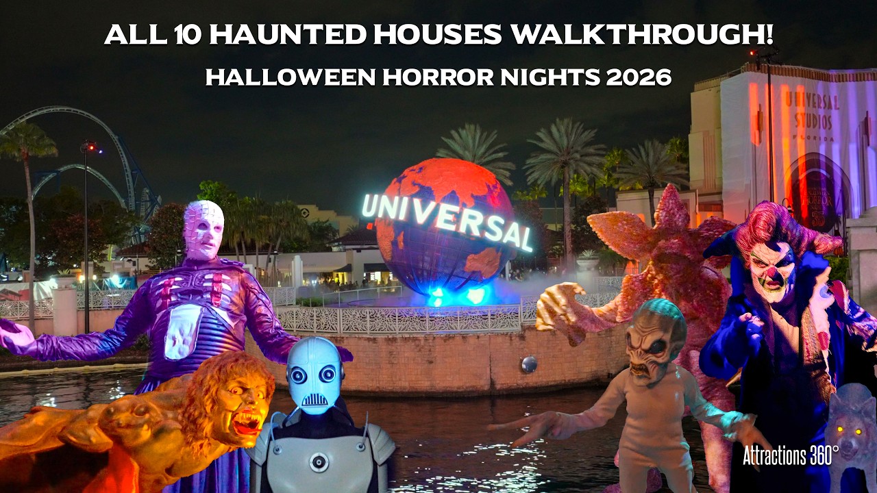 [4K] INSIDE ALL 10 Haunted Houses at Halloween Horror Nights 2026 | Universal Orlando