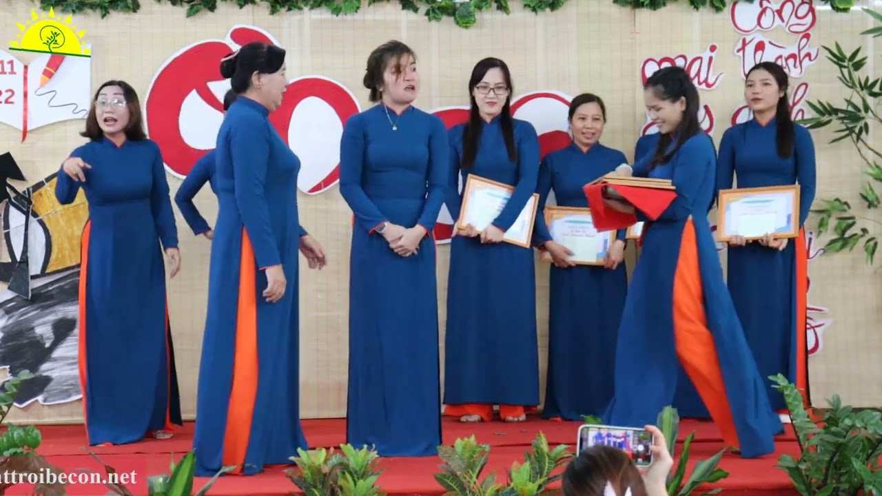 Trao Giải Hội Thi Cắm Hoa - Trường Mầm Non Mặt Trời Bé Con | 20/11/2022