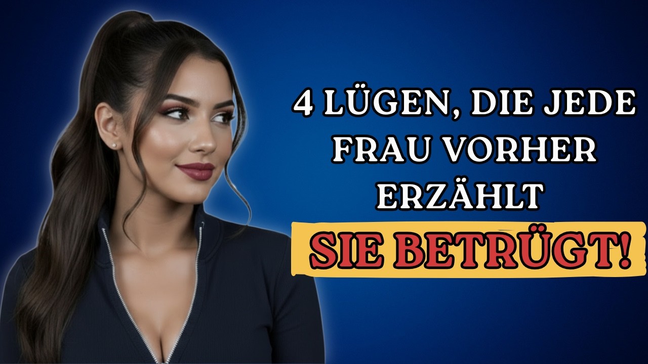 4 Lügen, die jede Frau sagt, bevor sie betrügt Was die meisten Männer übersehen | Frauenpsycholo