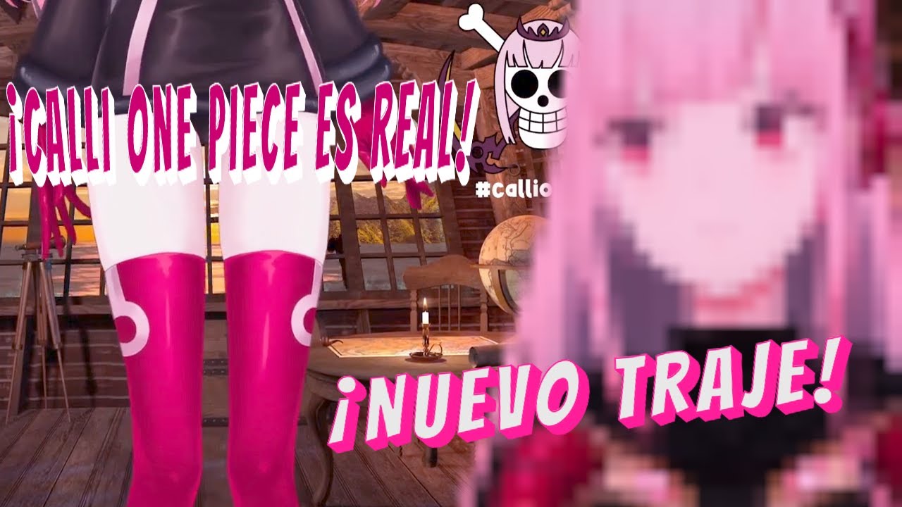 Calli estrena nuevo traje en colaboración con One Piece