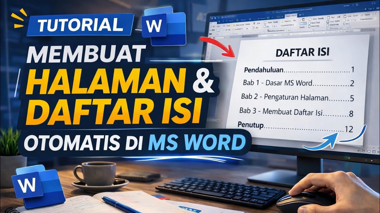 Tutorial Membuat Halaman dan Daftar Isi Otomatis di MSWord