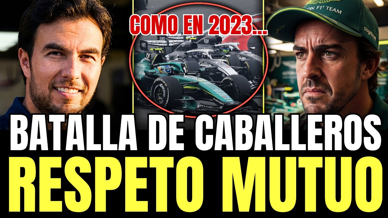 ¡COMO EN BRASIL 2023! CHECO PÉREZ VUELVE a SUPERAR a ALONSO en CHINA 2026 — La TV NO LO MOSTRÓ