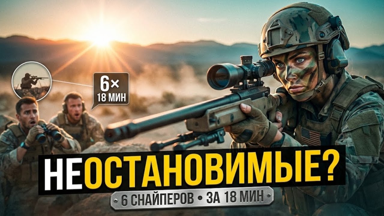 «“Их не остановить”, — сказал командир… она сняла шестерых за 18 минут.»