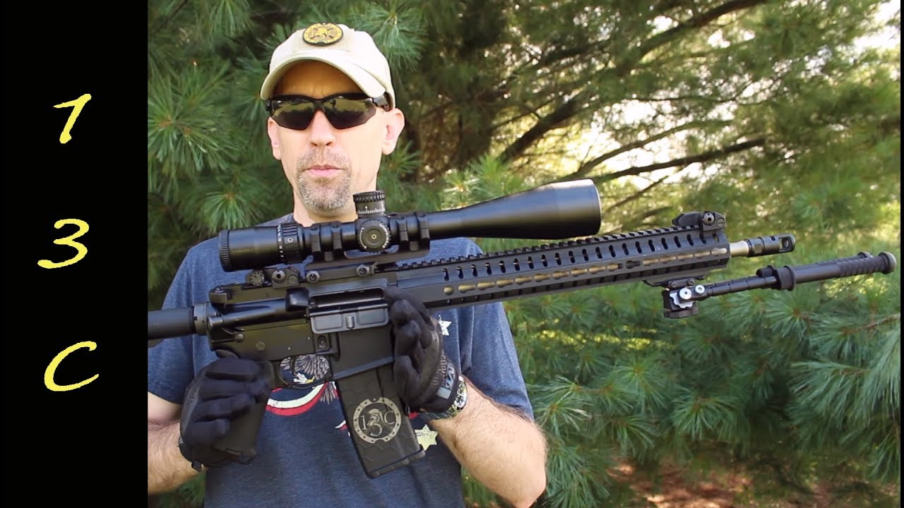 Nikon Black X1000 6-24x50mm SF IL w/ Black Cantilever Mount on CMMG Mk4 RCE & Bushmaster ACR DMR