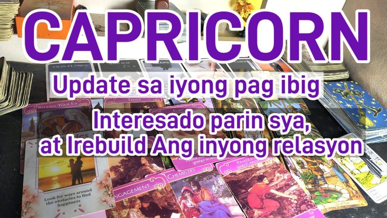 CAPRICORN MULING PAGBUO: NI REBUILD NA PUNDASYON: HANDA NA SI PERSON MAKIPAGUSAP AT AYUSIN. Tarot