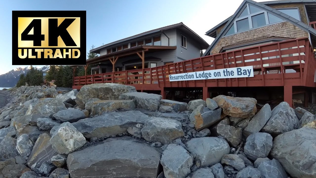 Resurrection Lodge on the Bay Lowell Point/Seward Alaska 4K UHD
