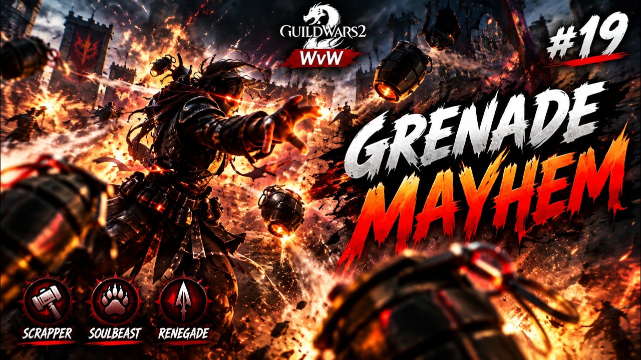 Guild Wars 2 [Thor] Тяжелые удары гранатами !МалыеГруппы !УничтожениеЗергов !ВМеньшинстве !Роумин...
