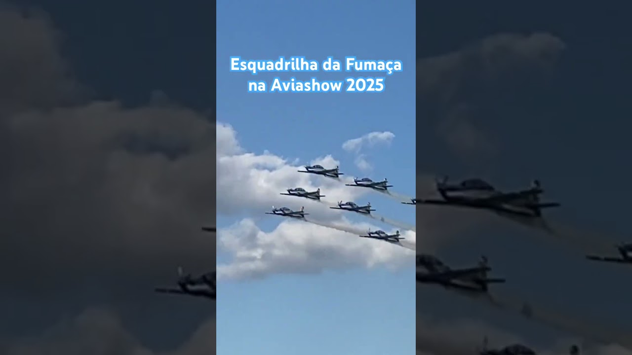Esquadrilha da Fuma&ccedil;a na Aviashow 2025 #aviashow #esquadrilhadafuma&ccedil;a #aviation