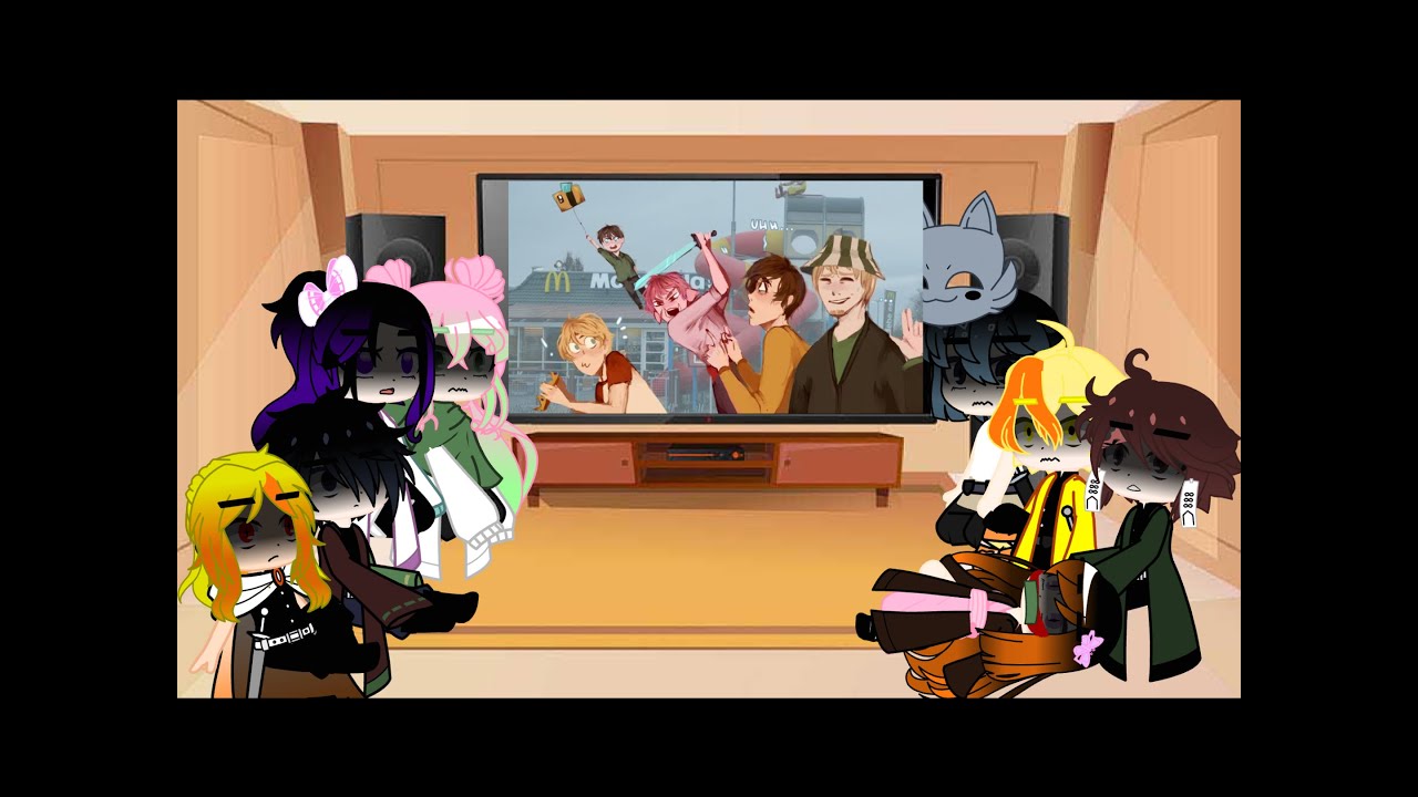 Demon Slayer (KNY) REACT! to MCYT (mostly SleepyBoisInc) / Peri Animates