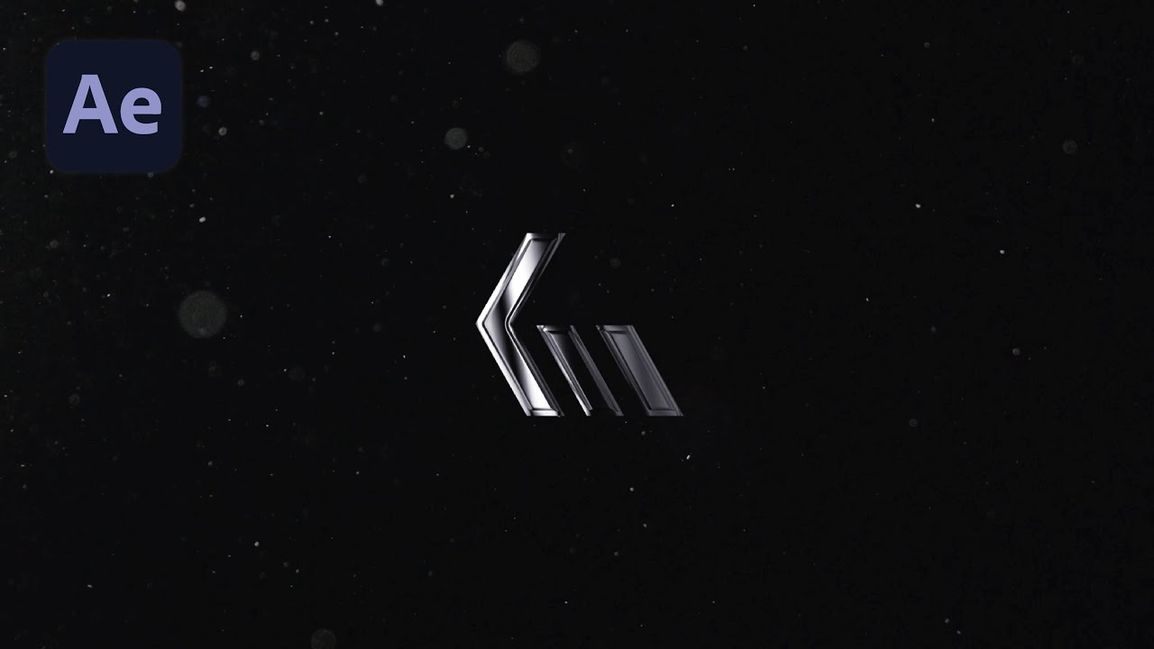Metallic Glossy Logo Intro Reveal in After Effects - After Effects Tutorial