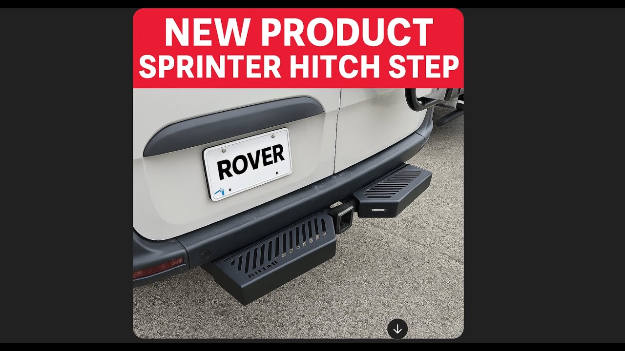 Rover Vans Rear Step Install | Mercedes Sprinter with Factory Hitch