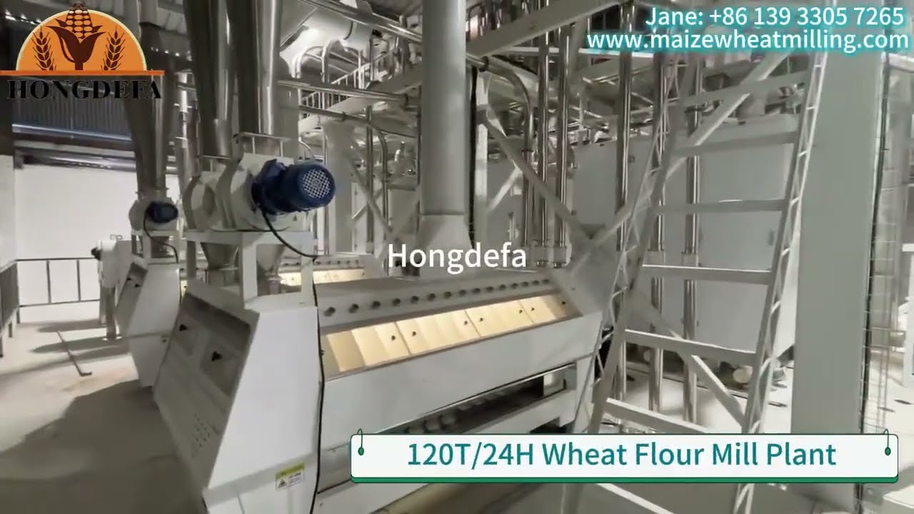 wheat mill for producing the all purpose flour running in Africa