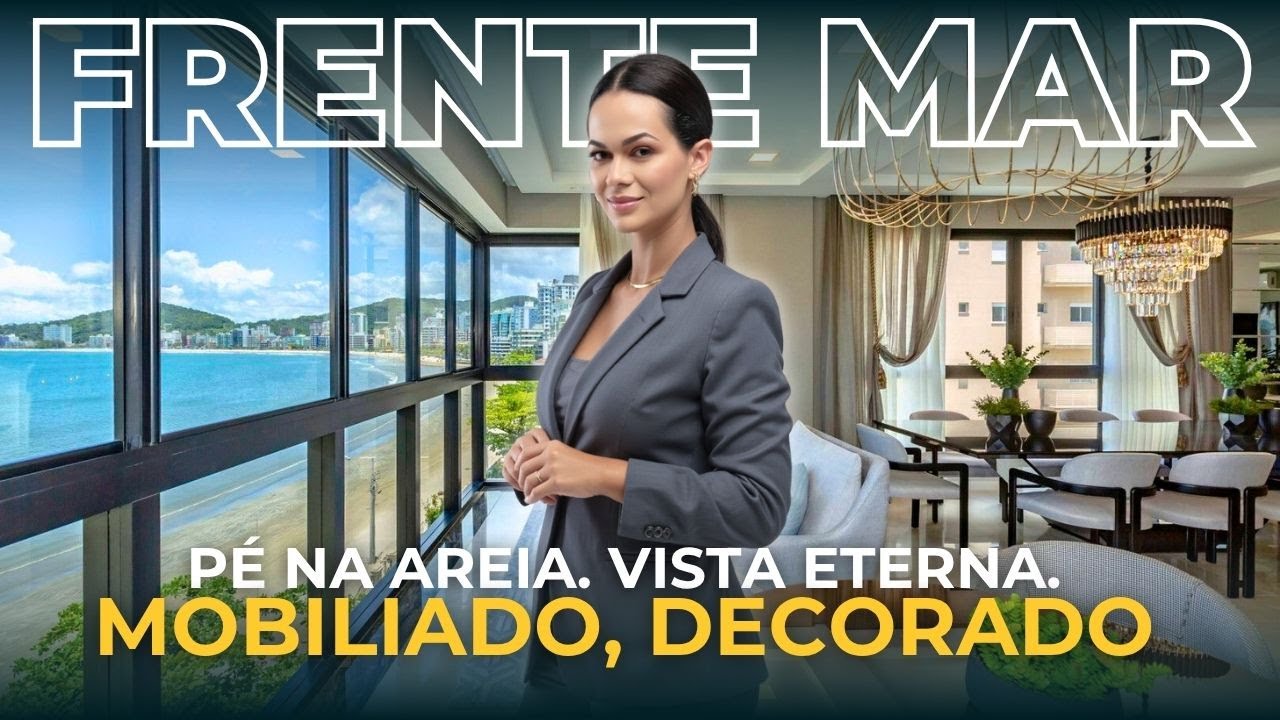 Apartamento frente mar mobiliado com 4 suítes no Canto da Praia, Itapema - SC | Sunset Valley