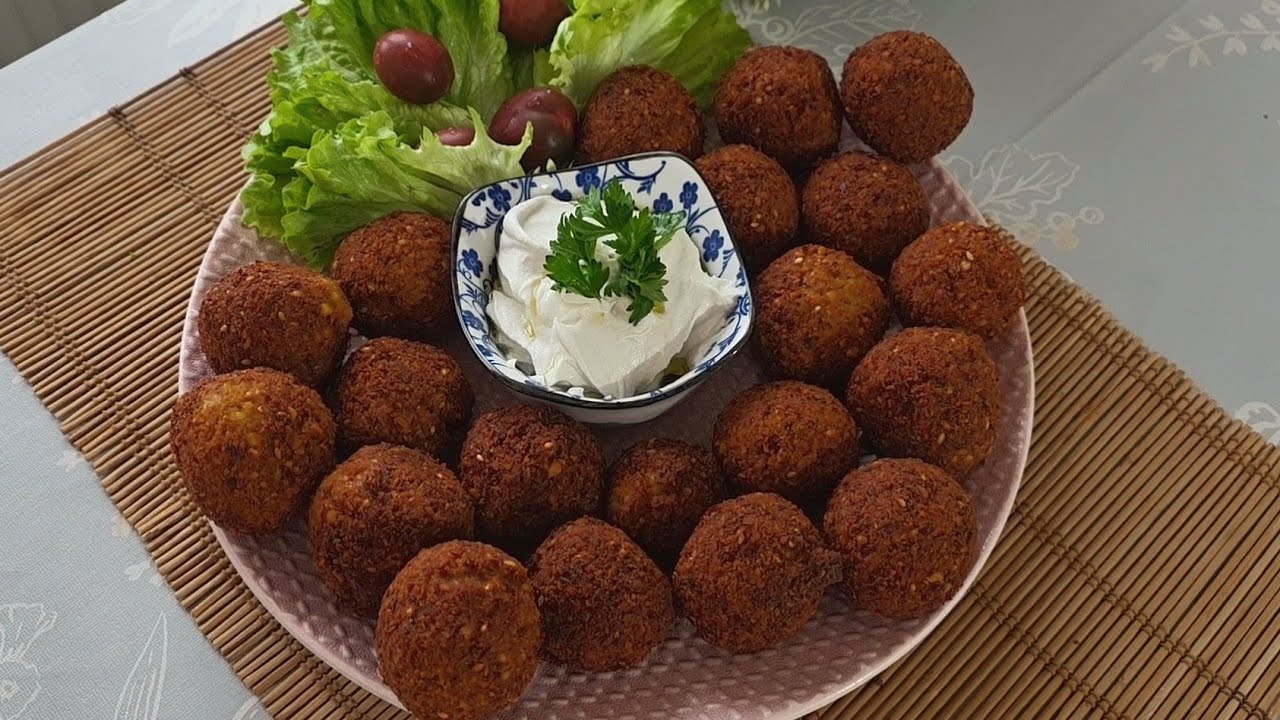 LEZZETİ Garanti 🏅NOHUT varsa MUTLAKA BÖYLE YAPIYORUM💯 Orjinal Unsuz Yumurtasız FALAFEL
