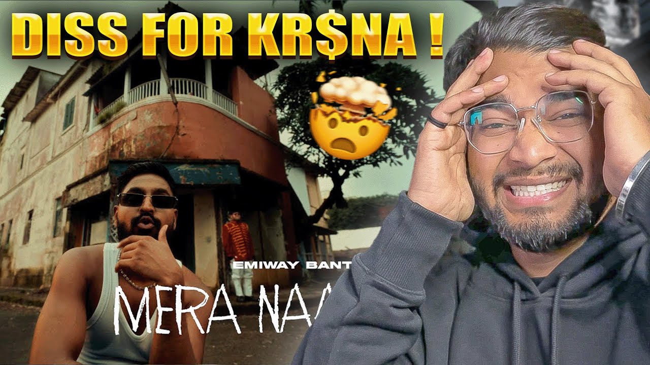 EMIWAY DISSED KRSNA ! 🤯 | EMIWAY - MERA NAAM HAI | REACTION