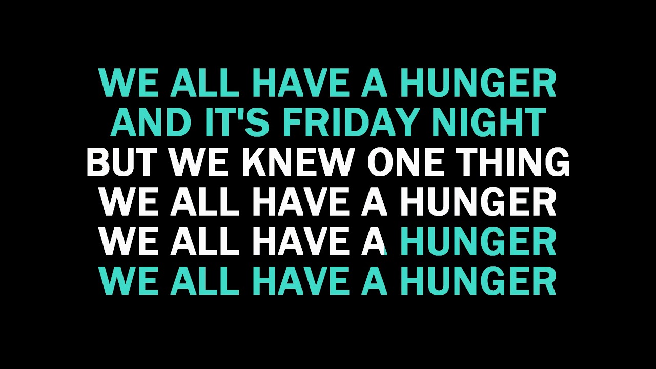 Hunger Karaoke Florence + The Machine