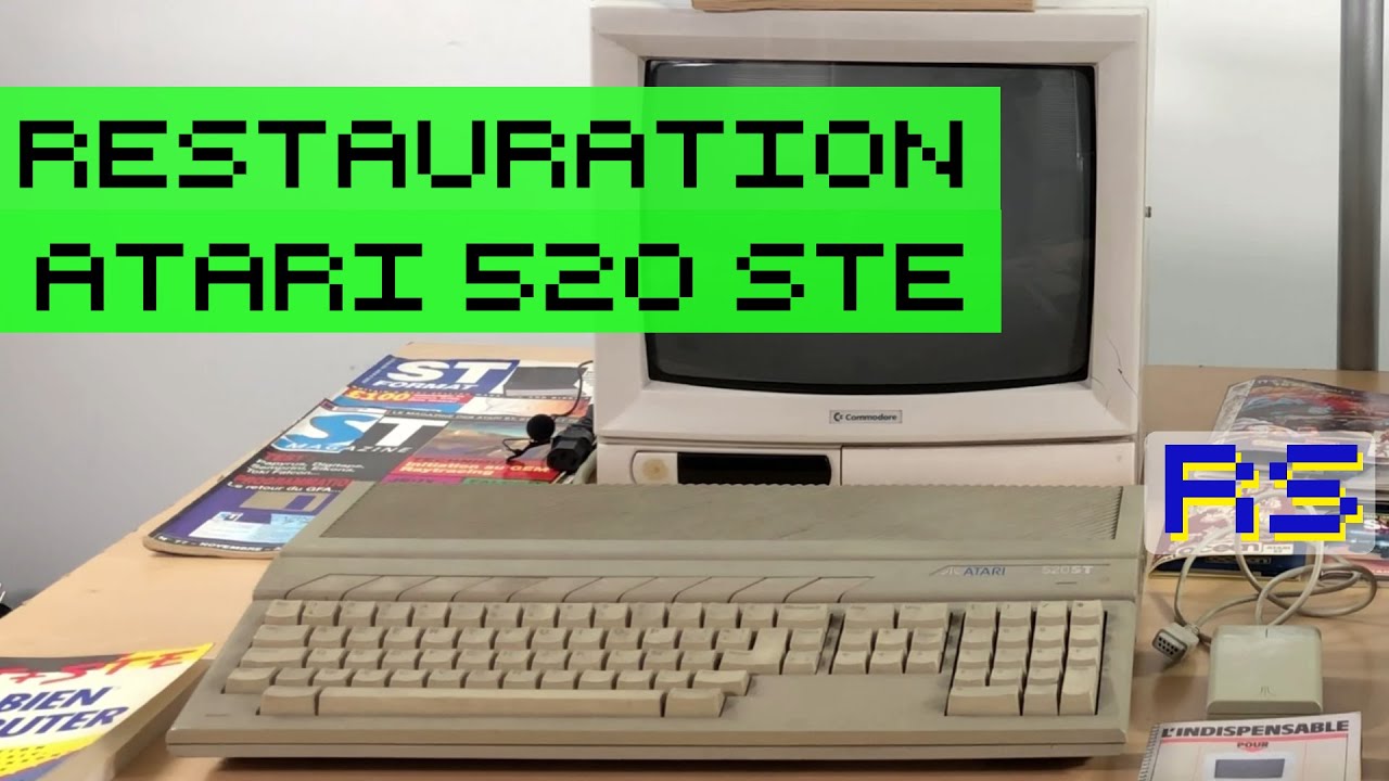 L'Atari ST 2/3 : Restauration complète d'un STE