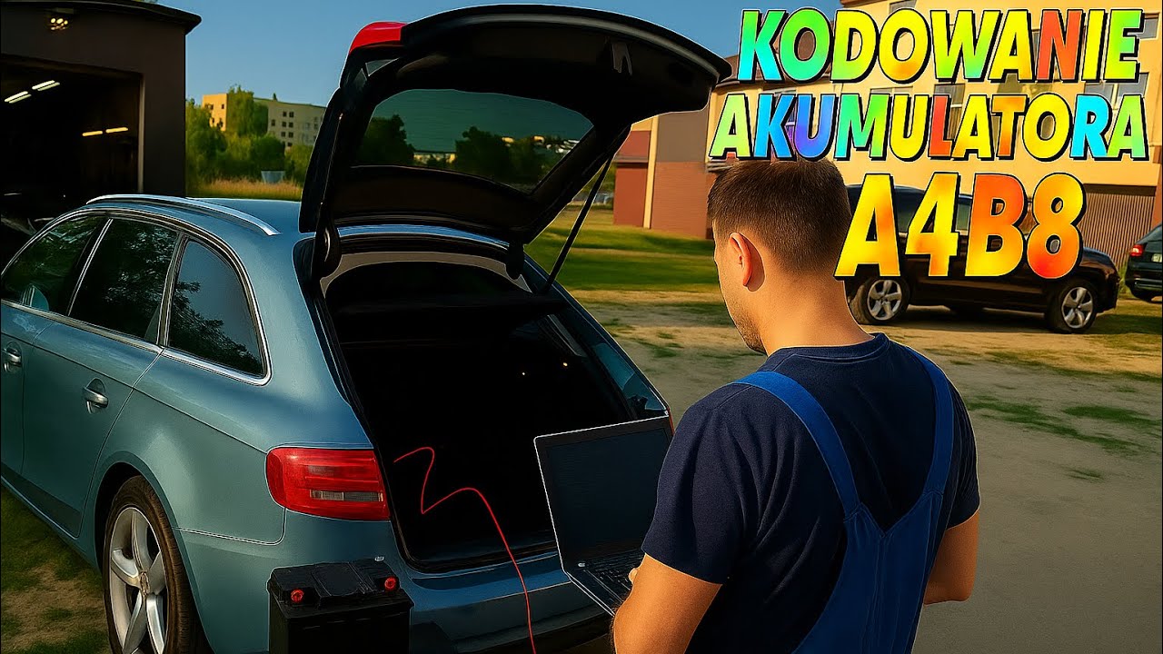 Audi A4/A5/Q5 B8 - Wymiana i kodowanie akumulatora/Battery replacement and coding