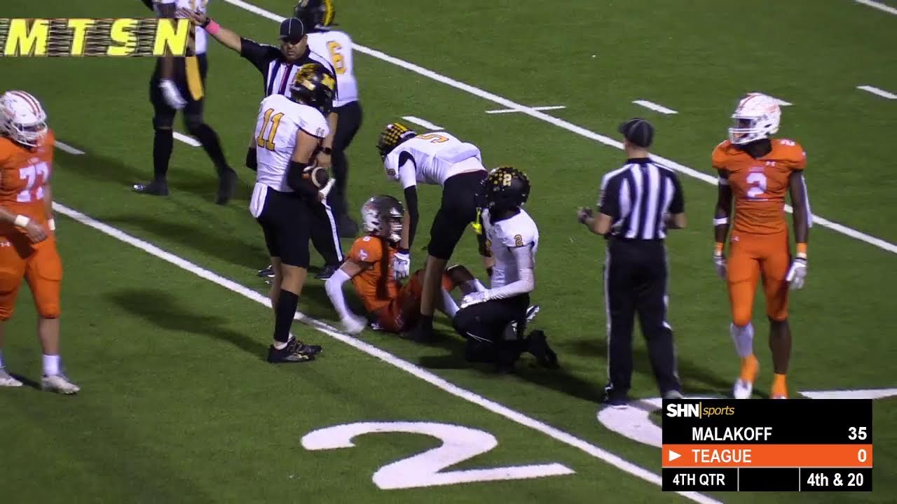 High School Football - Malakoff Tigers vs Teague Lions - 10/6/2023