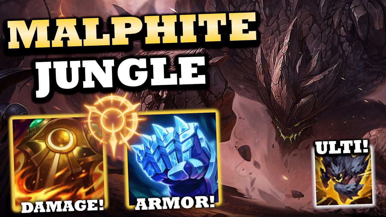 NEW Malphite Jungle is Back.. Unkillable Easy Tank Jungler